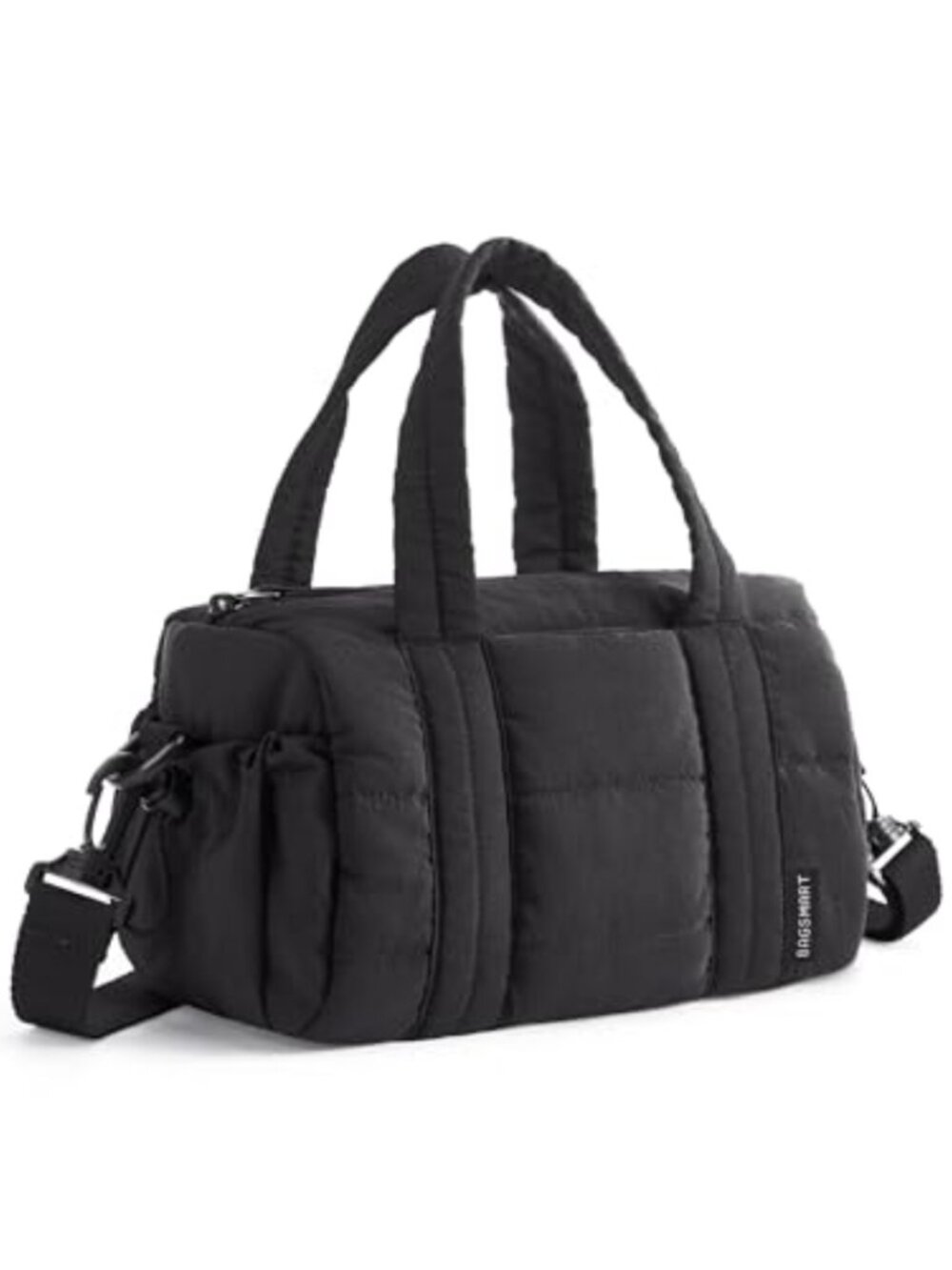 Quilted Crossbody Mini Gym Bag with Adjustable Strap Zip | Women's
